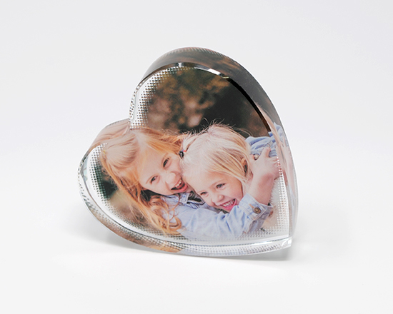 Foto su Cristallo Cuore