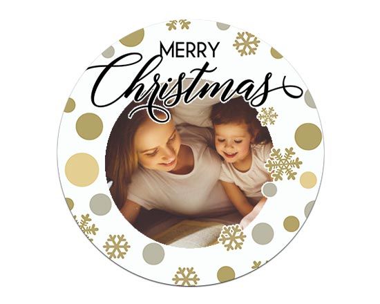 Calamite Rotonde Pois dorati Pack da 6