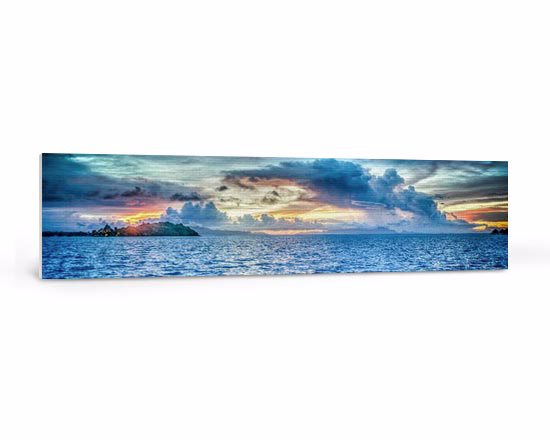 Un particolarissimo orizzonte, stampato su tela personalizzata 160x40 cm