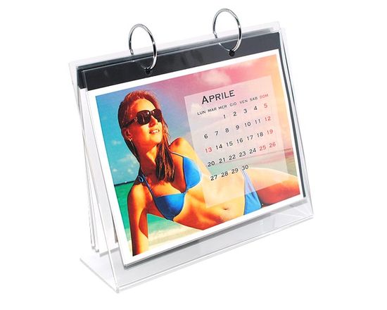 stampa foto calendario in plexiglass