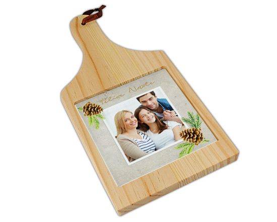 Il tagliere in legno natalizio da personalizzare