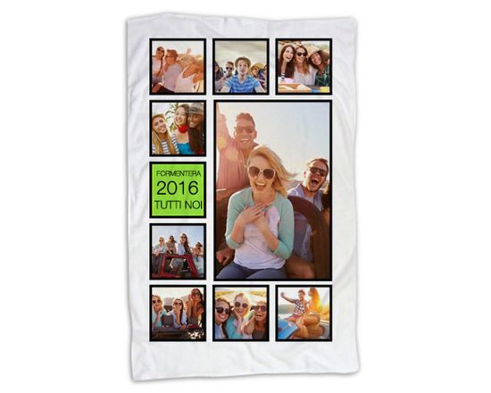 Il plaid da personalizzare con le tue immagini