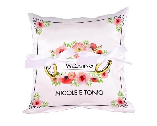 Cuscino portafedi con la tua foto