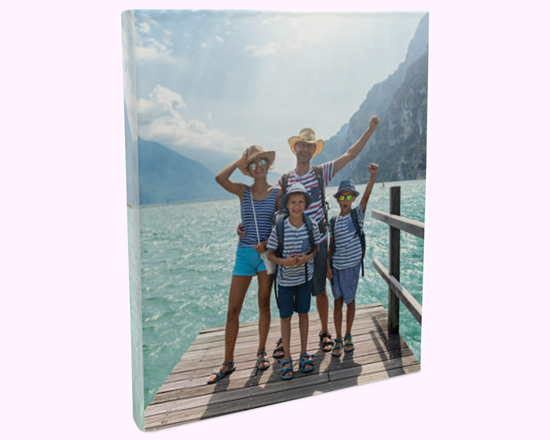 Album fotografico 24 x 30 cm personalizzato con immagine famiglia
