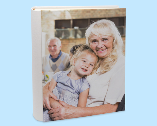 Album fotografico 24 x 30 cm personalizzato con foto dei nonni