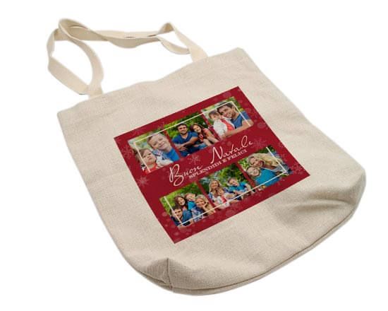 Shopper in Juta Red Christmas