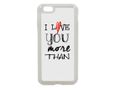 La dedica romantica su cover in silicone iPhone 6