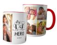 Tazza panoramica Dad is my hero