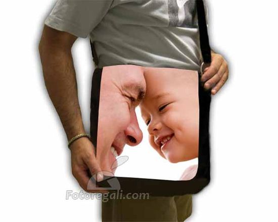 Borsa Destiny Nera personalizzabile con immagini e fotografie, temi grafici e testi