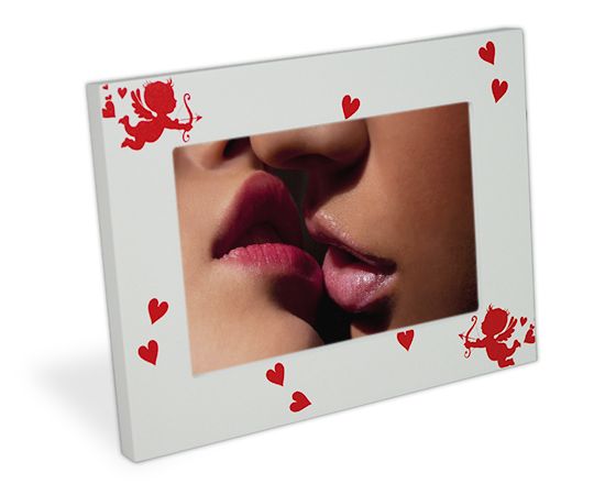 cornice personalizzata cuori e cupido
