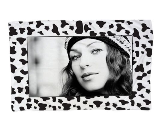 Coperta in pile personalizzata con grafica pezzata