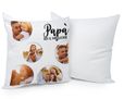 Cuscino poliestere retro bianco Miglior Papà