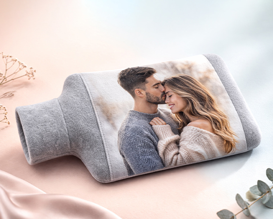 Borsa acqua calda personalizzata ambientata