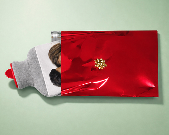 Borsa acqua calda personalizzata con confezione regalo