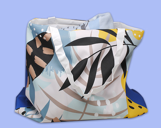 borsa mare personalizzata con grafica