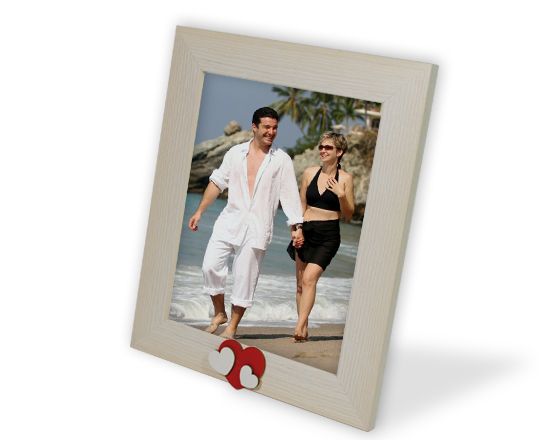 cornice con foto e cuori