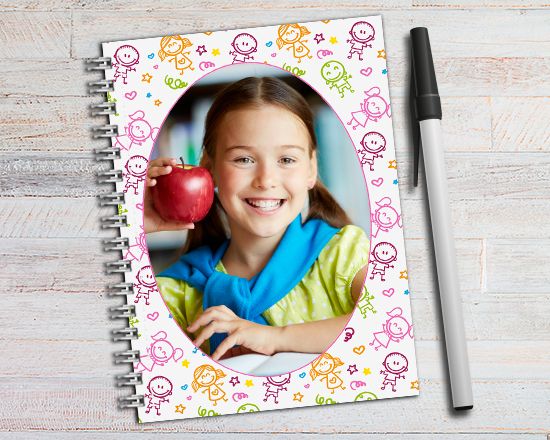 Agenda personalizzata con grafica con bambini