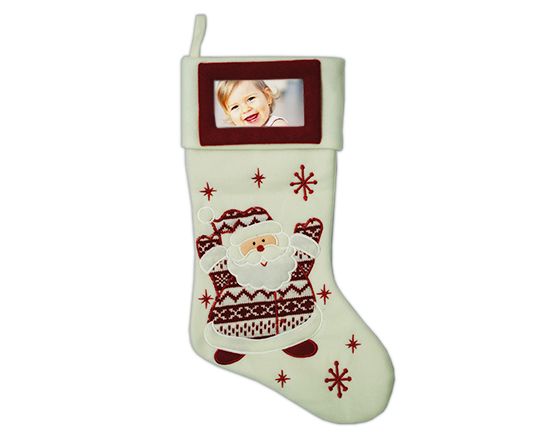 calza natalizia bianca