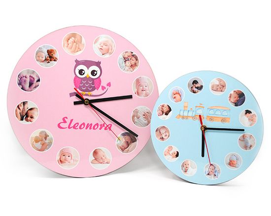 orologio rotondo personalizzato con foto