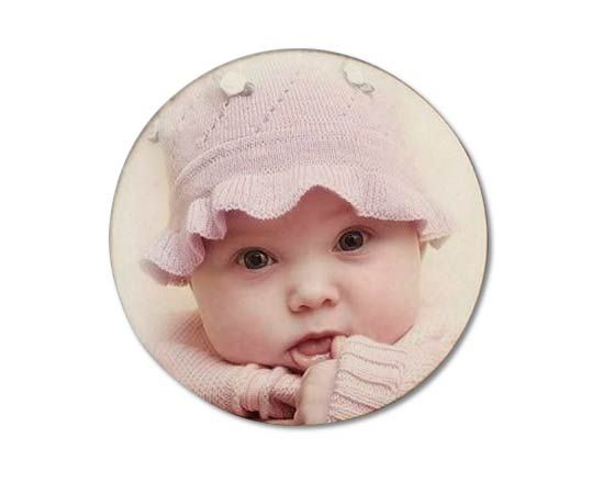 calamita tonda in legno personalizzate con foto ed immagini