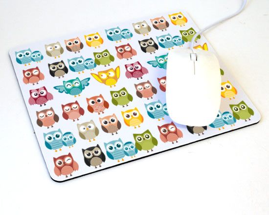 Gufetti colorati per il tuo mousepad
