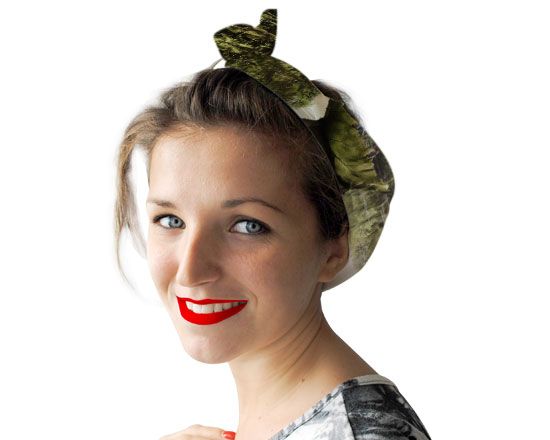 bandana personalizzato con foto di un paesaggio