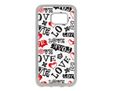Cover il silicone S7 Edge con grafica romantica