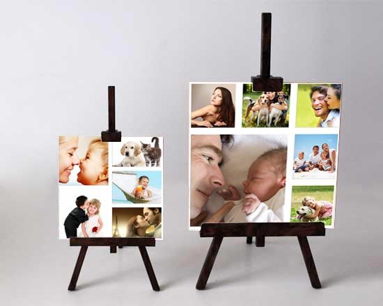 mattonella arredo personalizzata con collage di immagini