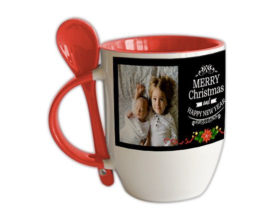 Tazza con Cucchiaino Merry Christmas