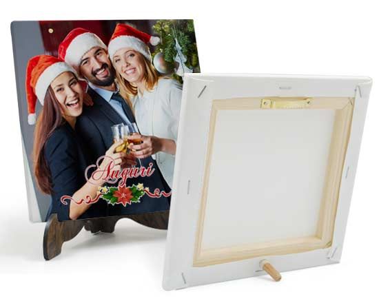 originalissimi auguri di natale, stampati su tela