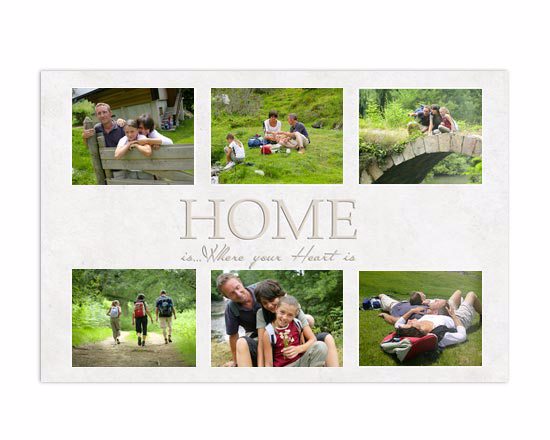 Poster collage White home