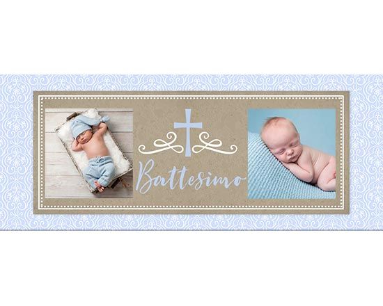 Grafica nel colore celeste religiosa