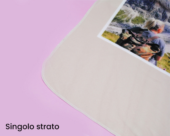 coperta in pile 150x220 cm singolo strato