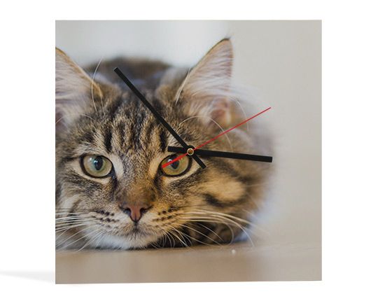 orologio personalizzato con foto- quadrato disponibile in diverse dimensioni