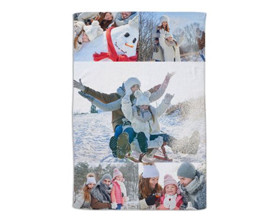 coperta collage con 5 immagini