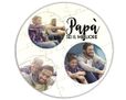 Puzzle legno rotondo Papà sei il migliore