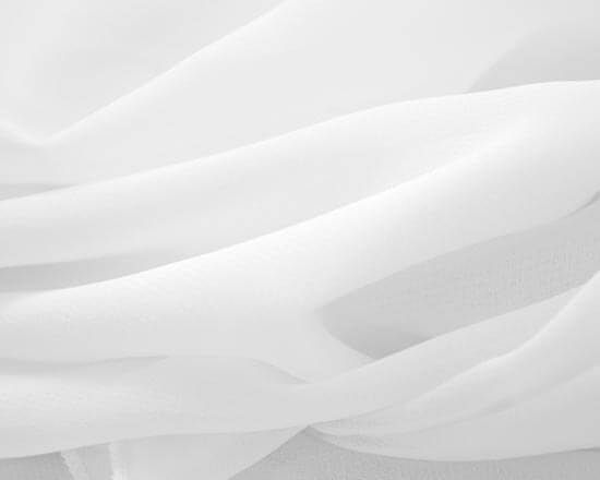 tessuto chiffon bianco