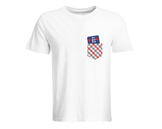 Maglia a Manica Corta con disegno taschino