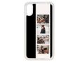 Cover in Silicone iPhone X Black Collage