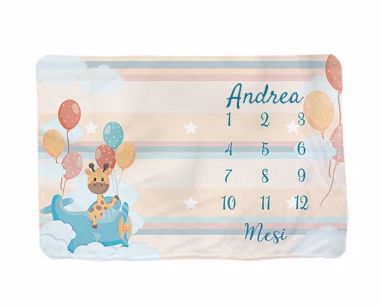 Coperta complimese in soffice pile. Scegli la grafica e realizza la bellissima coperta per il tuo bambino.