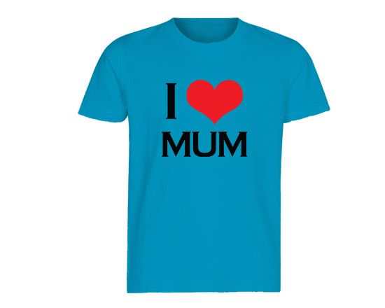 Crea la t-shirt per il tuo bimbo con la grafica i love mum