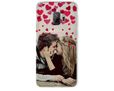 Cover trasparente Galaxy S9 Glitter hearts
