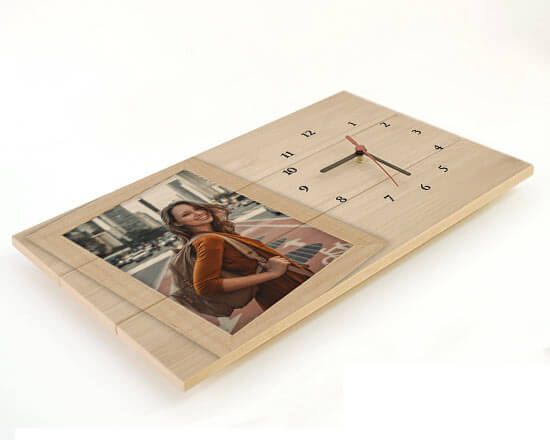 crea orologio in legno personalizzato