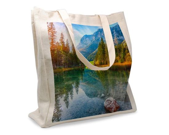 borsa spesa in juta personalizzata