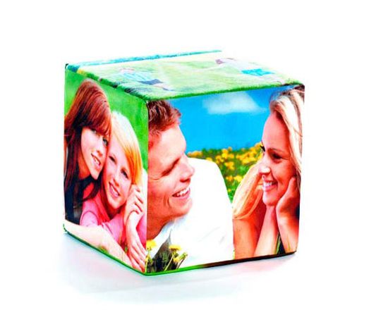 Cubi personalizzati con stampa foto ad alta risoluzione