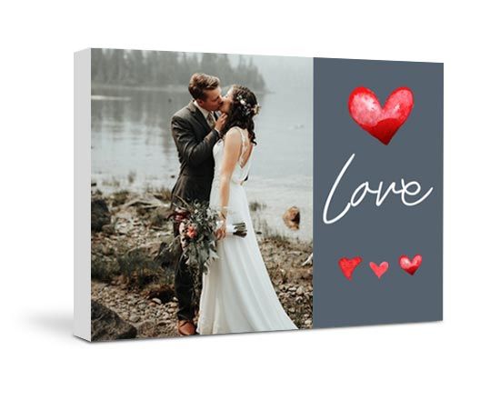 Tela con foto e grafica