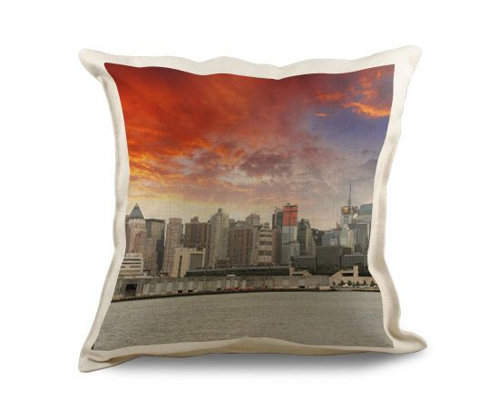 Stampa Cuscino Quadrato in Juta