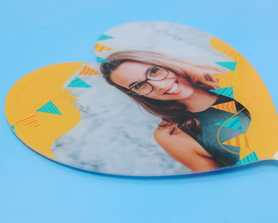 Cake topper cuore in plexiglass