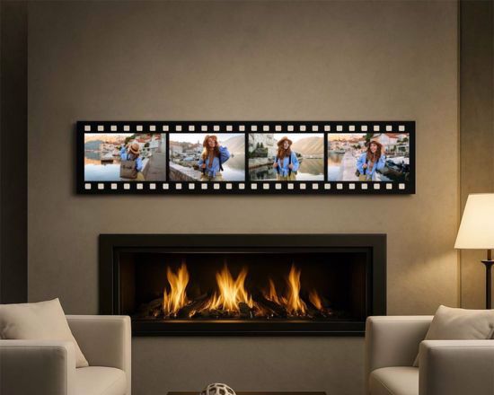 crea canvas cinema con immagini