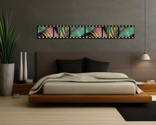 crea tela effetto cinema con foto